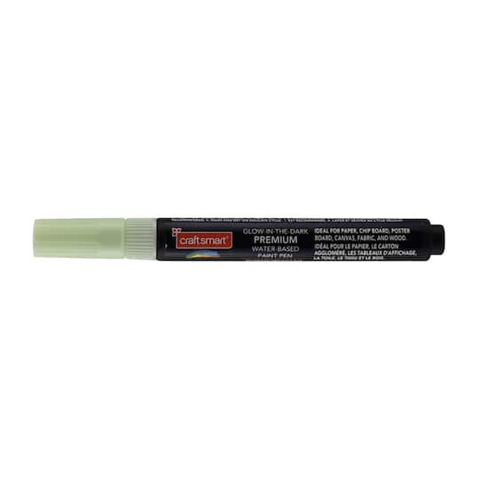 12 Pack: Premium Medium Tip Glow-in-the-Dark Water-Based Paint Pen by Craft Smart®